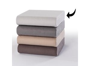 4005774125733 - Thermo-Fleece-Topper-  Boxspringbett-Spannbetttuch