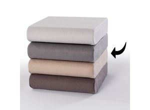 4005774125740 - Thermo-Fleece-Topper-  Boxspringbett-Spannbetttuch