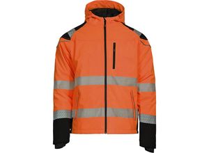 4005781084207 - Warnschutz-Softshelljacke Prisma Winter leuchtorange Größe S