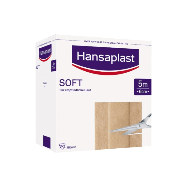 4005800203749 - Hansaplast Heftpflaster SOFT 1009284 6cmx5m 4005800203749 Beiersdorf