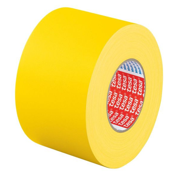 4005800224270 - Premium Gewebeband (Klebeband) wasserfestes Panzertape 19mm x 50 Meter gelb - Tesa