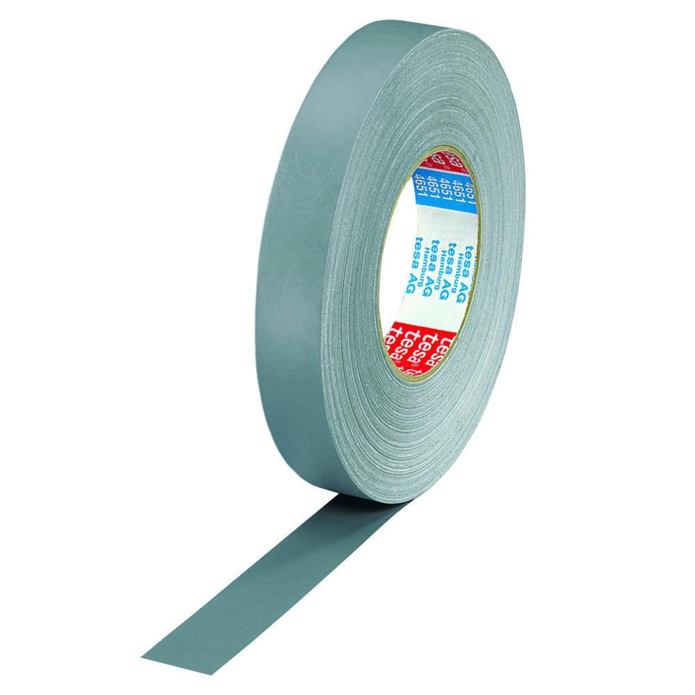 4005800224430 - TESA 04651GR-25 - Gewebeband tesaband® Premium offenes Gewebe 25 mm grau