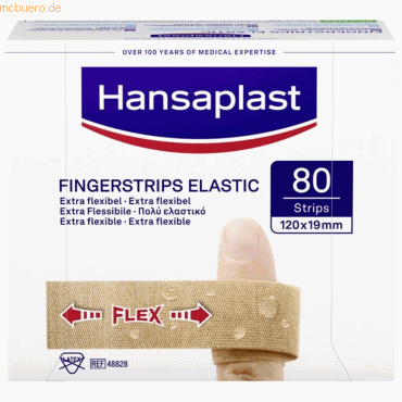 4005800306754 - Wundpflaster Hansaplast Elastic Fingerverband 12x2cm 80 Stück