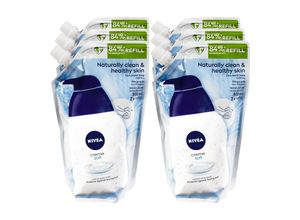 4005808464524 - NIVEA Flüssigseife Creme Soft Nachfüllbeutel 500 ml 6er Pack