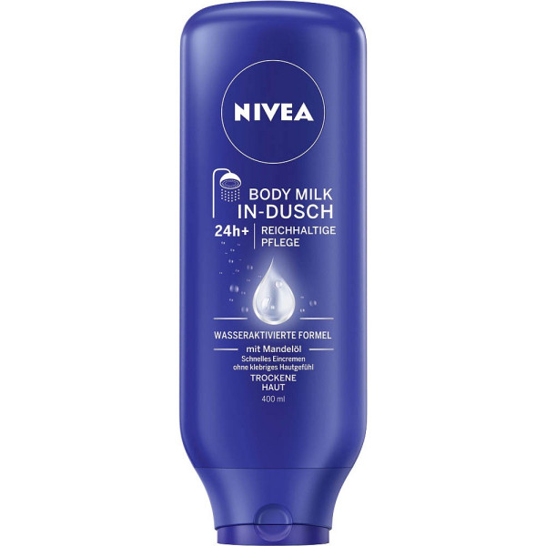 4005808802623 - NIVEA Body In-Dusch Body Milk Duschpflege-Milch mit Mandel-Öl für trockene Haut  400 ml - Flasche