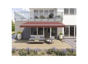 4005840484436 - Gelenkarmmarkise Classic bordeaux inkl Handkurbel