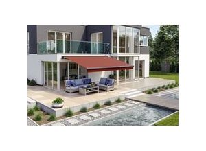 4005840490130 - Teilhülsenmarkise bordeaux inkl Motor Aufputzschalter