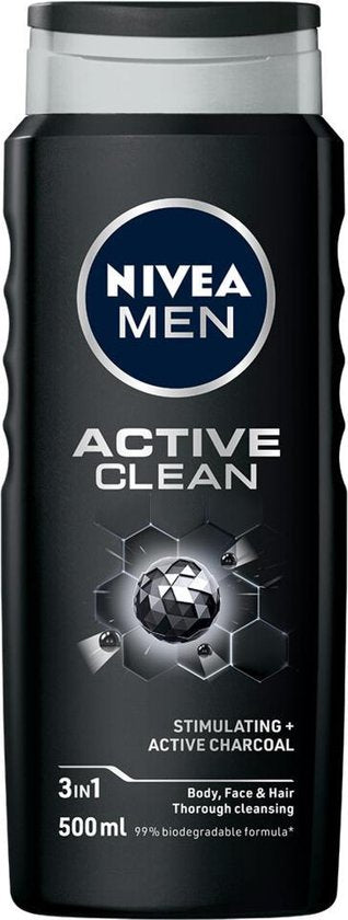 4005900128492 - NIVEA Men Duschgel Active Clean - 500 ml
