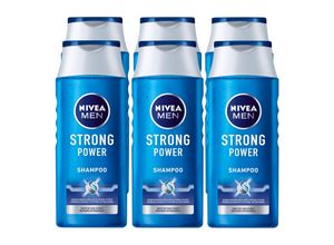 4005900917676 - NIVEA Pflegeshampoo Strong Power 250 ml 6er Pack