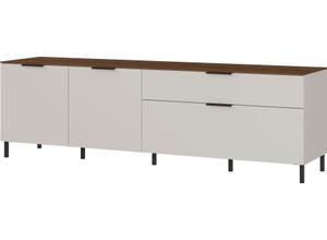 4005949149311 - Lowboard GERMANIA California Sideboards Gr B H T 192 cm x 59 cm x 47 cm 1 braun (kaschmir nussbaum nachbildung) Lowboards Breite 192 cm mit filigraner Deckplatte