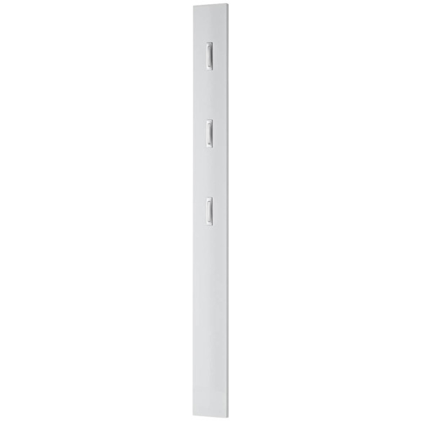 4005949325500 - Garderobenpaneel Susanna Wandmontage 3 Klapphaken bis 5 kg B 150 x T 40 x H 1700 mm MDF weiß 4005949325500 - Garderobenpaneel Susanna Wandmontage 3 Klapphaken bis 5 kg B 150 x T 40 x H 1700 mm MDF weiß