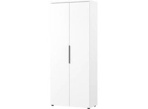 4005949437128 - Aktenschrank Porto 4 Türen und 2 Einlegeböden 5 OH B 810 x T 400 x H 1970 mm weiß