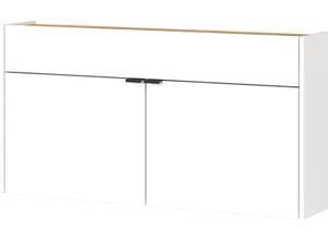 4005949450509 - Schuhschrank ANDAS Varby mit geringer Tiefe hängend montierbar Schränke Gr B H T 1097 cm x 567 cm x 212 cm 2 St weiß (weiß navarra eiche nachbildung) Schuhschränke für ca 12 Paar Schuhe Soft-Close Breite 1094 cm Made in Germany