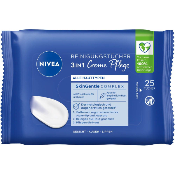 4006000084787 - Feuchttücher 3IN1 Creme Pflege weiß 25 Tücher 4006000084787 25 Tuch 4006000084787 - Feuchttücher 3IN1 Creme Pflege weiß 25 Tücher 4006000084787 25 Tuch