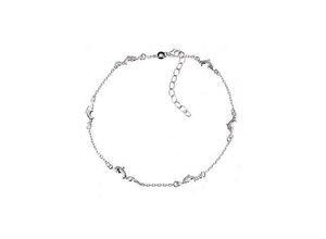 4006046124720 - Fußkette FIRETTI Schmuck Geschenk Silber 925 Körperschmuck Ankerkette Fußkettchen Gr Silber 925 (Sterlingsilber) silberfarben Strandaccessoires