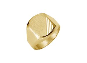 4006046167772 - Siegelring FIRETTI Schmuck Geschenk Gold 333 Herrenring Goldring Fingerringe Gr 19 Gelbgold 333 4 mm gelb (gelbgoldfarben) Herren Goldringe zu Hoodie Shirt Jeans Sneaker Anlass Geburtstag Weihnachten