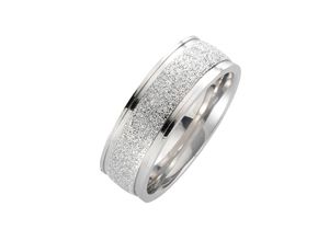 4006046207935 - Zeeme Stainless Steel Ring Edelstahl Gesandet   Glanz (Größe 054 (172))