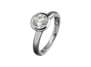 4006046218214 - Silber Ring 925 - Sterling Silber Zirkonia weiß Glänzend (Größe 058 (185))