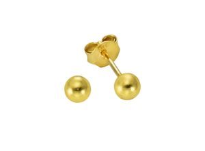 4006046226042 - Paar Ohrstecker VIVANCE 585 Gold Kugel 4mm Ohrringe Gr ONE-SIZE Gold gelb Damen Ohrstecker Ohrschmuck