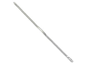 4006046227223 - Armband VIVANCE 925 Silber rhodiniert Schildband Armbänder Gr 18 19cm Silber 925 (Sterlingsilber) weiß Vivance