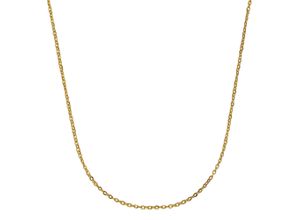 4006046231053 - Collierkettchen VIVANCE 585 Gold Ankerkette 42cm Halsketten Gr 42cm Gold Länge 42 cm Breite 20 mm gelb Damen Goldkette Ketten ohne Anhänger Halsschmuck