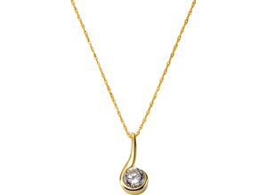 4006046235358 - CELESTA® Damen Kette mit Anhänger 375er Gelbgold gold