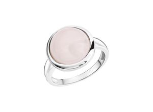 4006046237796 - Zeeme Gemstones Ring 925 - Sterling Silber Rosenquarz rosa Rhodiniert (Größe 050 (159))