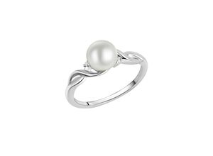 4006046247962 - Zeeme Pearls Ring 925 - Sterling Silber Perle weiß Glänzend (Größe 060 (191))