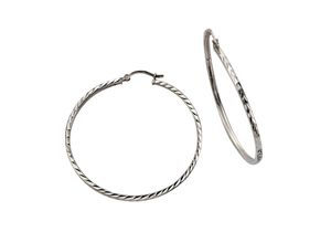 4006046255851 - Silber Creolen 925 - Sterling Silber 50cm Diamantiert