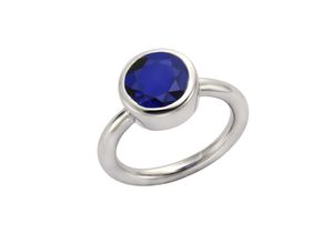 4006046257718 - Jamelli Ring 925 - Sterling Silber Quarz blau Glänzend (Größe 056 (178))