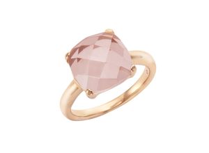 4006046258487 - Jamelli Ring 925 - Sterling Silber Rosenquarz rosa Glänzend (Größe 058 (185))