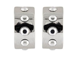 4006046260756 - Buckley London Creolen Messing rhodiniert mit Kristallen 4006046260756 - Buckley London Creolen Messing rhodiniert mit Kristallen