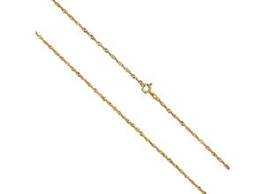 4006046270557 - Collierkettchen VIVANCE 333 Gold Singapurkette Halsketten Gr 50cm Gold Länge 50 cm gelb Damen Collier Goldkette Ketten ohne Anhänger Halsschmuck