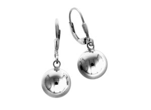 4006046273305 - Paar Ohrhänger VIVANCE 925 Silber Kugel 12mm Ohrringe Gr ONE-SIZE Silber 925 (Sterlingsilber) weiß Damen Ohrhänger 4006046273305 - Paar Ohrhänger VIVANCE 925 Silber Kugel 12mm Ohrringe Gr ONE-SIZE Silber 925 (Sterlingsilber) weiß Damen Ohrhänger