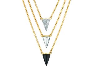 4006046275002 - Collierkettchen BUCKLEY LONDON Messing vergoldet Halsketten Gr 405 + 5cm Messing Länge 455 cm Breite 100 mm bunt (mehrfarbig) Damen Colliers