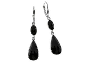 4006046280532 - Zeeme Silber Ohrhänger 925 - Sterling Silber Kristall schwarz 49cm Glänzend 4006046280532 - Zeeme Silber Ohrhänger 925 - Sterling Silber Kristall schwarz 49cm Glänzend