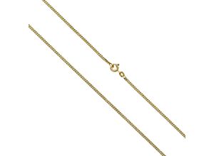 4006046293549 - Collierkettchen VIVANCE 333 Gold Panzerkette diamantiert Halsketten Gr 40cm Gold Länge 40 cm Breite 12 mm gelb Damen Colliers