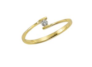 4006046300438 - Orolino Ring Gold 585 mit Brillant 006ct