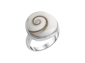 4006046318242 - V Ring 925 - Sterling Silber Muschel weiß Glänzend (Größe 056 (178))