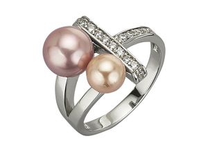 4006046327923 - Zeeme Pearls Ring 925 - Sterling Silber Zirkonia weiß Glänzend (Größe 054 (172))