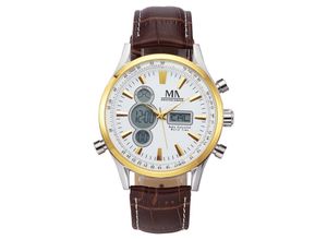 4006046333924 - MeisterAnker Chronograph 24cm Edelstahl Chronograph Mineralglas