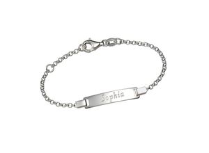 4006046338585 - Armband FIRETTI Schmuck Geschenk Silber 925 Armkette ID-Platte Erbskette Armbänder Gr 15 Silber 925 (Sterlingsilber) silberfarben Firetti