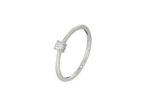 4006046346337 - Fingerring DIAMONDS BY ELLEN K 585 - Weißgold Brillant 0066ct Fingerringe Gr 016 (505) 0066 ct P1 = bei 10-facher Vergrößerung erkennbare Einschlüsse Gold weiß (weiß weiß) Damen Fingerringe