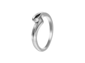 4006046358446 - V Ring 925 - Sterling Silber Zirkonia weiß Glänzend (Größe 052 (166))