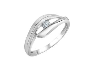 4006046362986 - Fingerring FIRETTI Schmuck Geschenk Silber 925 Silberring glitzernd Fingerringe Gr 56 Silber 925 (Sterlingsilber) silberfarben (silberfarben kristallweiß kristallweiß) Damen mit Zirkonia (synth)