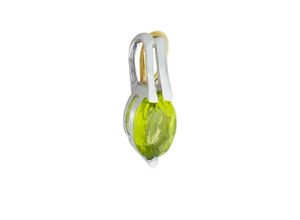 4006046364324 - Ketten-Anhänger VIVANCE 375 -Gelbgold Weißgold mit Peridot Schmuckanhänger Gr ONE-SIZE Gold 11 g bunt (mehrfarbig) Damen