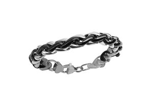 4006046370448 - Armband VIVANCE Edelstahl geschwärzt Armbänder Gr 23cm Edelstahl schwarz Herren Armbänder