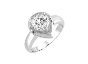4006046381468 - Zeeme Basic Ring 925 - Sterling Silber Zirkonia weiß Glänzend (Größe 020 (637))