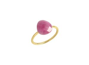 4006046383660 - Fingerring 925 - Sterling Silber Fingerringe Gr 052 (166) 405ct ct Silber 925 (Sterlingsilber) gelb (gelb pink) Damen Fingerringe