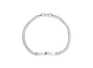 4006046398442 - Zeeme Basic Armband 925 - Sterling Silber 19cm Glänzend (Ausführung OHNE Gravur)